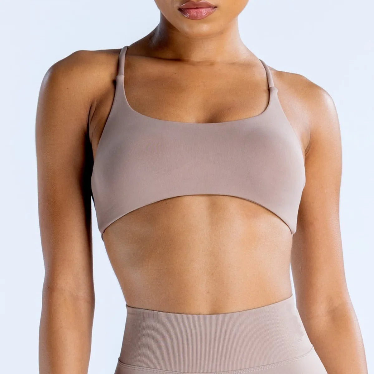 Dynamic Twist Back Bra High Support Sports Top Women