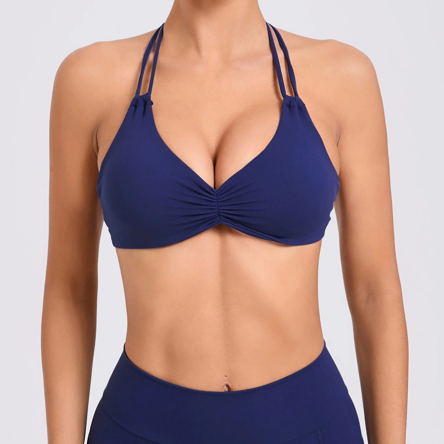 Hearuisavy Adjustable Yoga Bra Running Workout Underwear Fitness Push