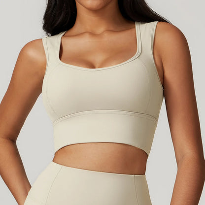 Hearuisavy Backless Vest Woman Push Up Yoga Clothing Gym