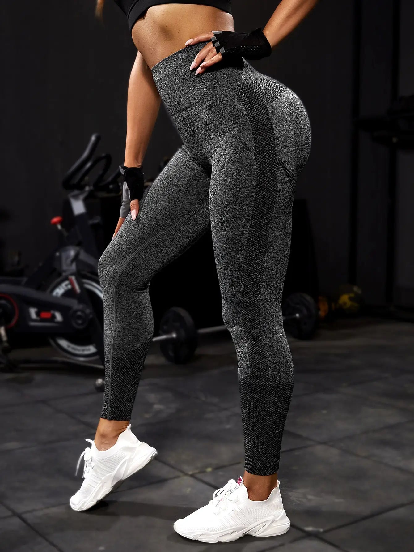 Yoga Sport Women Fitness Seamless Workout Leggings Fashion Push