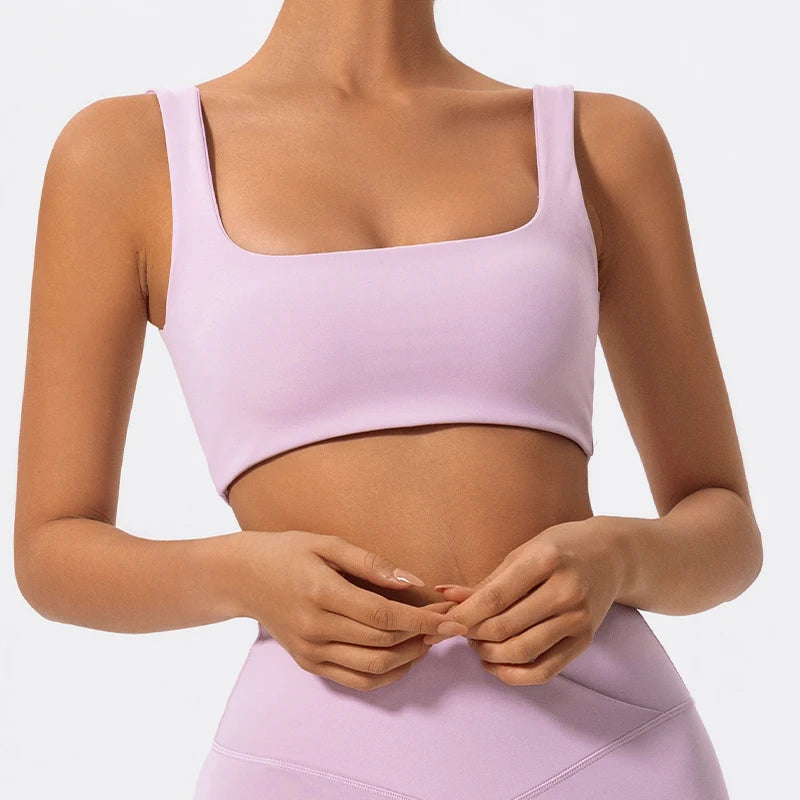 Hearuisavy High Quality Sports Bra Push Up Impact Gym