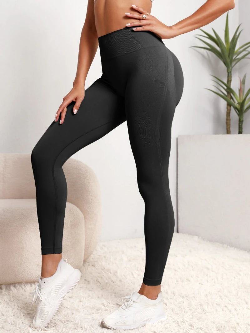 High Leggings Seamless Women Sports Lifting Waist