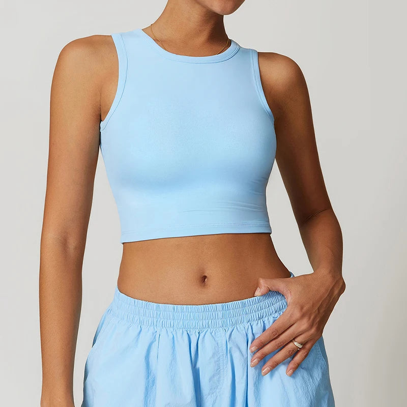 Hearuisavy Backless Bra Quick Dry Yoga Clothes Running Shockproof